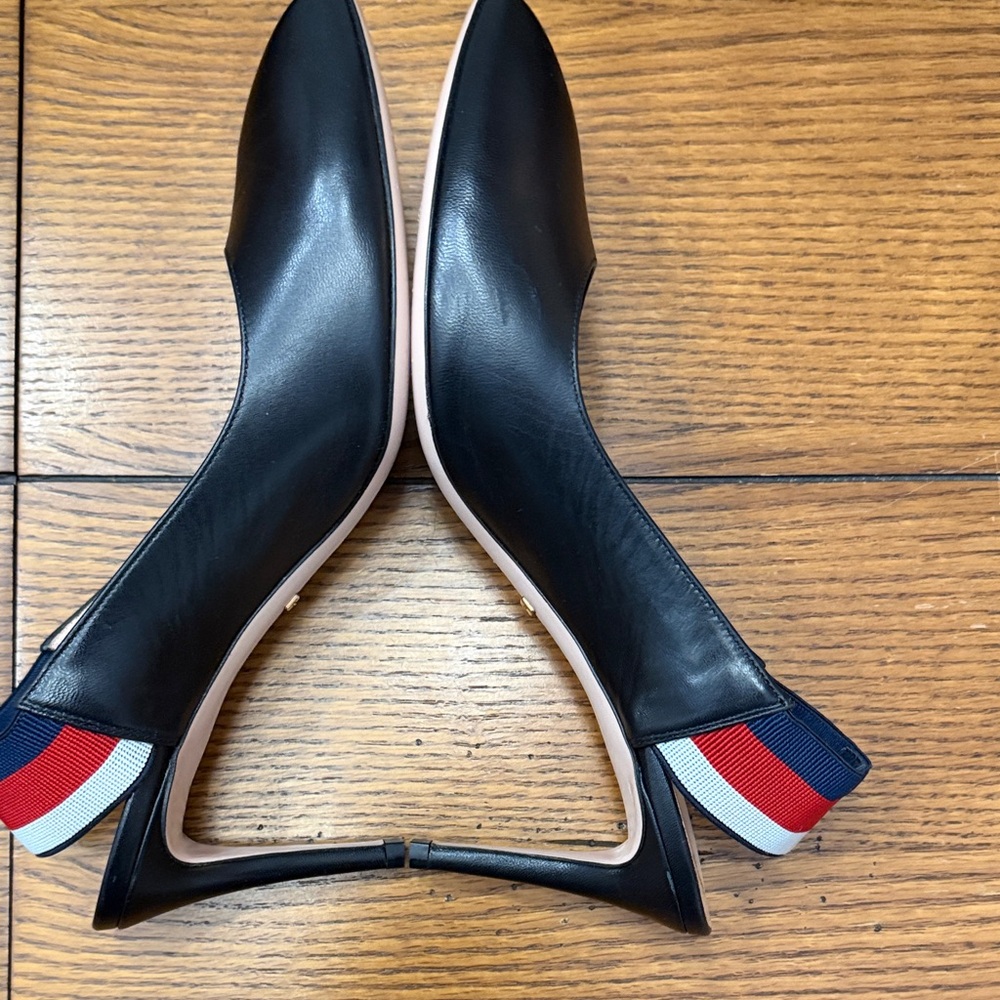 Gucci Black Sylvie Slingback Heels - Picture 6 of 11